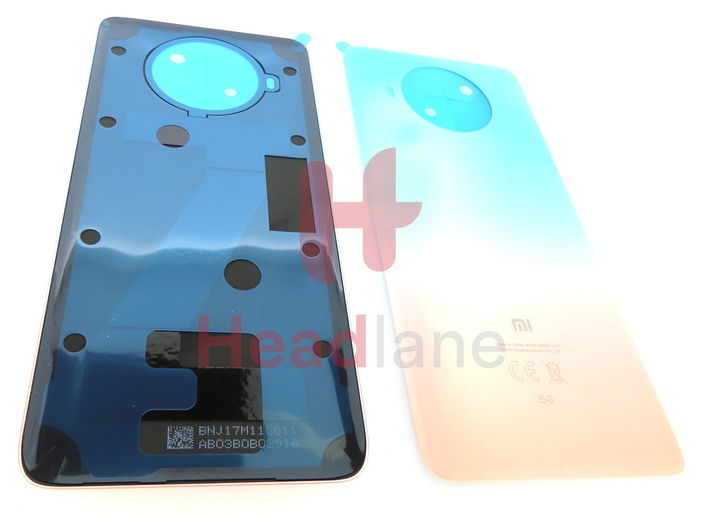 Cache Batterie Arrière Et Vitre Originale Xiaomi - Or - Pour Mi 10T Lite - 55050000JG1L - Neuf